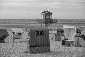 Langeoog Insel im das Norden Meer foto