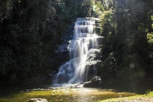 Wasserfall mit sieben Wasserfällen in Serra da Bocaina in Sao Paulo.