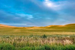 Sanfte Hügel und Ackerland in Palouse Washington foto