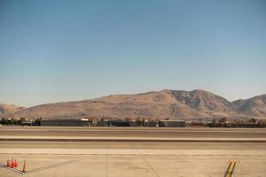 Szenen rund um den Flughafen Reno Nevada im November foto