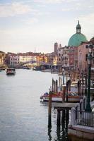 Blick auf den Kanal von Venedig foto