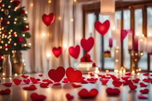 Valentinstag Tag ist Kommen oben und du bist suchen zum ein romantisch Geschenk. KI-generiert foto