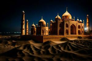 das taj Mahal, agra, Indien. KI-generiert foto