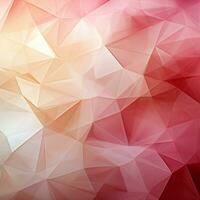 leise getönt Dreiecke konvergieren, Licht Rosa, Weiss, und Gold, ein künstlerisch Panorama zum Sozial Medien Post Größe ai generiert foto