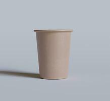 Kaffee Tasse realistisch Farbe und realistisch Texturen gerendert mit 3d Software Illutration foto