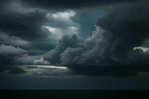 dunkel Wolke Hintergrund. ai generativ Profi Foto