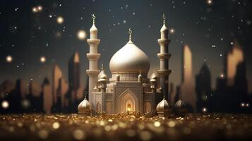 glücklich eid al-adha Hintergrund Bilder gemacht mit generativ ai foto