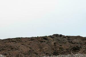 erstarrt vulkanisch Lava Strom von das cumbre vieja Vulkan auf das Insel von la Palma foto