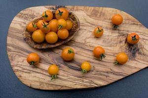 Orangencocktailtomaten Solanum lycopersicum foto