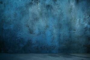 abstrakt Blau Textur Zement Beton Mauer Hintergrund. generativ ai foto