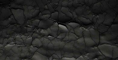 dunkel schwarz Zement Textur Hintergrund. generativ ai foto