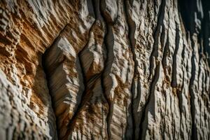 ein sehr klar Bild von ein alt Mauer gemacht von Felsen. Über Zeit, Sie können sehen Wie Dinge haben geändert weil von Natur.. kreativ Ressource, ai generiert foto