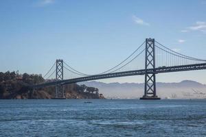 Bay Bridge bei Sonnenaufgang, San Francisco foto