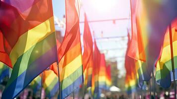 glücklich Stolz und mont Tag von lgbt foto