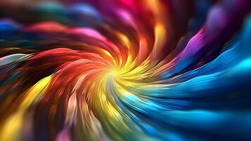 wunderschön abstrakt Luftblasen und Wellen farbig foto