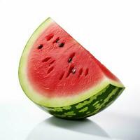 Scheibe von Wassermelone, generativ ai foto