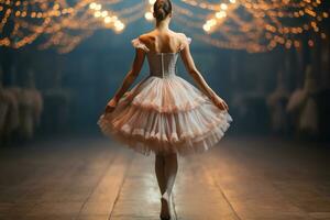 Solo Ballerina Performance generativ ai foto