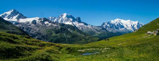 Französisch Alpen Landschaft foto