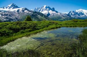 Französisch Alpen Landschaft foto