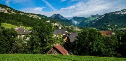 regional natürlich Park von Bauges foto