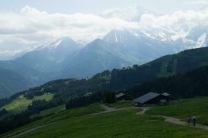 Landschaft von das Französisch Alpen foto