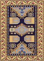 asiatischer traditioneller Stoffdesign-Teppich foto