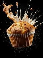 ai generativ ein Foto von Muffin