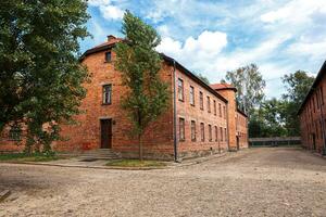 Nazi-Konzentrationslager-Museum Auschwitz-Birkenau in Polen. auschwitz oswiecim jüdisches gefängnis im besetzten polen während des zweiten weltkriegs und des holocaust. foto