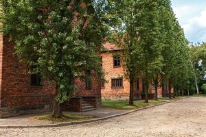 Nazi-Konzentrationslager-Museum Auschwitz-Birkenau in Polen. auschwitz oswiecim jüdisches gefängnis im besetzten polen während des zweiten weltkriegs und des holocaust. foto