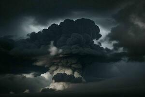 dunkel Wolke Hintergrund. ai generativ Profi Foto