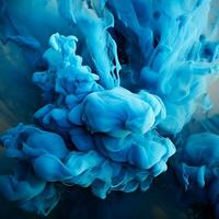 azurblau Farbe Spritzen foto