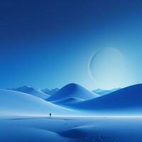 Blau minimalistisch Hintergrund foto
