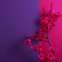 fuchsia minimalistisch Hintergrund foto