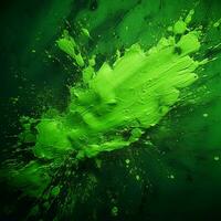 Grün Farbe Spritzen foto