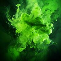 Grün Farbe Spritzen foto