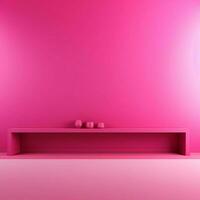 heiß Rosa minimalistisch Hintergrund foto