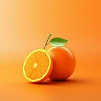 Orange minimalistisch Hintergrund foto