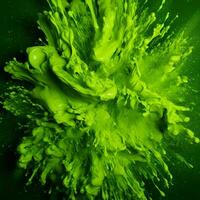 Erbse Grün Farbe Spritzen foto