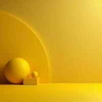 Gelb minimalistisch Hintergrund foto