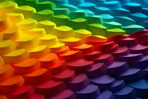 ein bunt Hintergrund mit ein Regenbogen von Farben foto