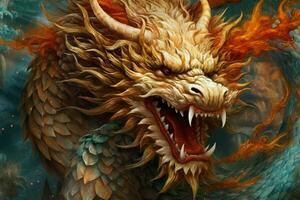 Chinesisch Drachen Bild hd foto