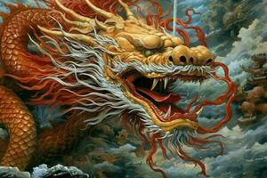 Chinesisch Drachen Bild hd foto