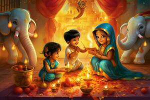 Diwali Poster Bild hd foto