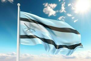 Flagge Hintergrund von Botswana foto