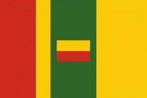 Flagge Hintergrund von Benin dahomey foto