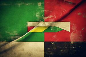 Flagge Hintergrund von Dominica foto