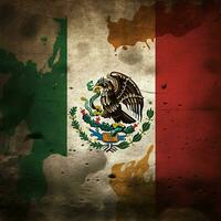 Flagge Hintergrund von Mexiko foto