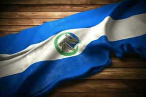 Flagge Hintergrund von Nicaragua foto