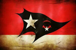 Flagge Hintergrund von Trinidad und Tobago foto