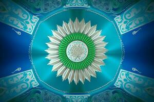 Flagge Hintergrund von Usbekistan foto